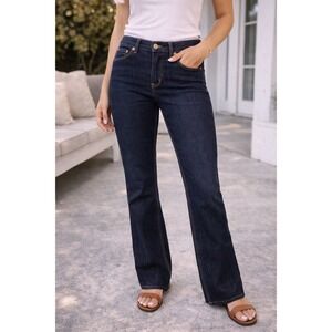 Armani Exchange AX J57 Ultra Low Rise Bootcut Jeans Dark Wash‎ Indigo Size 4R